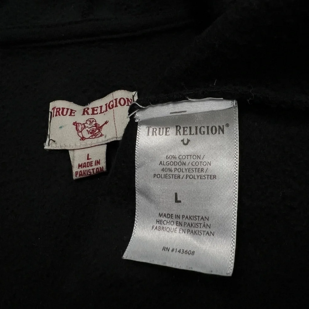 Y2K True Religion Zip Up Hoodie